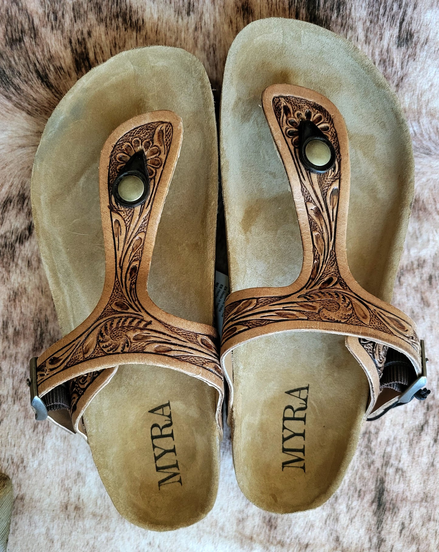 Grashius Western Sandals