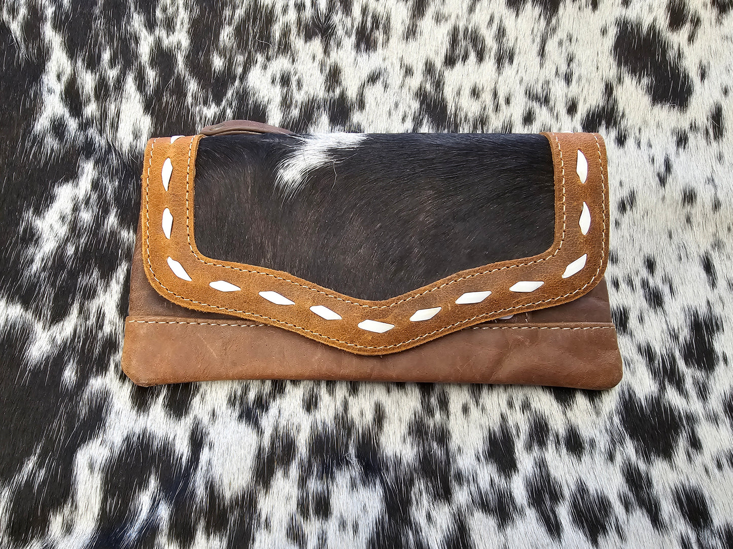 Stitched Cowhide Wallet