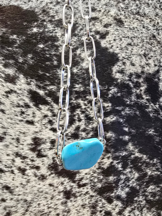 Turquoise Slab Chain