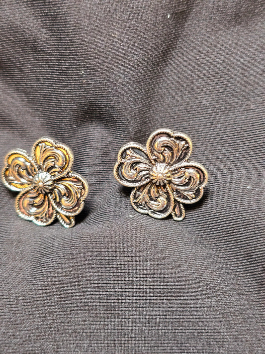 Four Leaf Clover Stud Earrings